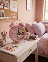Relógio infantil despertador Mesa Meninas Super Poderosas Cor:Lindinha Mod 2