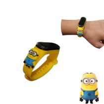 Relógio Infantil Didital Led Menino Menina aprova de água Minions Novo - mimos kids