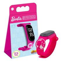 Relógio Infantil Digital Barbie Botton Fashion Fun Relógio Infantil Digital Barbie Botton Fashion Fun