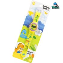 Relógio Infantil Digital Cartoon Dinossauro/Mar 23cm Relógio Infantil Digital Cartoon Dinossauro/Mar 23cm