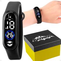 relogio infantil digital criança prova dagua batman + caixa preto menino presente silicone adolescente qualidade premium relogio infantil digital criança prova dagua batman + caixa preto menino presente silicone adolescente qualidade premium