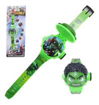Relógio Infantil Digital Hulk C/ Projetor 6 Imagens Top - MSB PRESENTES