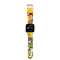 Relógio Infantil Digital LED Toy Story Original Disney Pixar, Toyng, Data e Hora Crianças +3 Anos