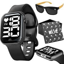 Relogio Infantil Digital + Oculos Uv Proteção Sol Pulseira Relogio Infantil Digital + Oculos Uv Proteção Sol Pulseira