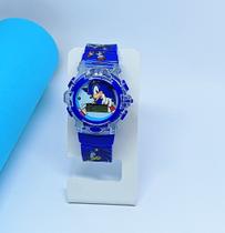 Relógio Infantil Digital Pisca Luz Led Relógios para Crianças Meninas Meninos Super Heróis Frozen Aranha Sonic Barbie