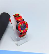 Relógio Infantil Digital Pisca Silicone 3D Disney 2026 Kids Cor:Homem aranha