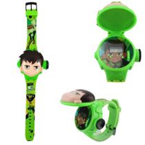 Relógio Infantil Digital Projetor 6 Imagens Ben 10