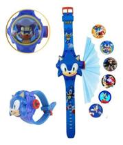 Relógio Infantil Digital Projetor 6 Imagens sonic Relógio Infantil Digital Projetor 6 Imagens sonic