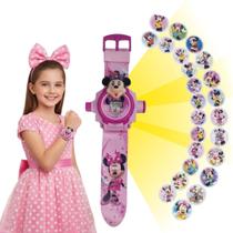 Relogio Infantil Digital Projetor Minnie 24 Imagens Princesa Meninas Feminino Relogio Infantil Digital Projetor Minnie 24 Imagens Princesa Meninas Feminino