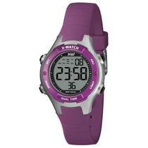 Relógio Infantil Digital X-Watch Feminino Roxo XLPPD057 BXUX Relógio Infantil Digital X-Watch Feminino Roxo XLPPD057 BXUX