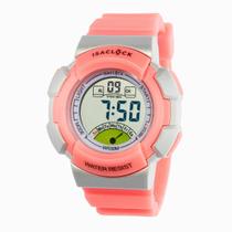 Relogio Infantil Feminino Rosa Isaclock Original Resistente Criança Menina Irf001