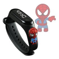 relogio infantil homem aranha