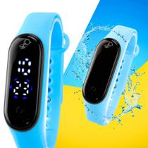 Relógio Infantil led digital bracelete prova agua casual revenda