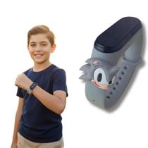 Relógio Infantil Menino Sonic Digital Cinza A Prova Dagua Relógio Infantil Menino Sonic Digital Cinza A Prova Dagua