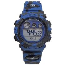 Relógio Infantil Menino Tuguir Digital TG30346 - Azul Camuflado