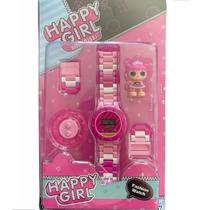 Relogio Infantil Monta Desmonta com Mini Boneco Articulado Surprise DOLL Relogio Infantil Monta Desmonta com Mini Boneco Articulado Surprise DOLL