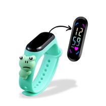 Relógio Infantil Relógio Para Criança de Pulso Digital Led Desenhos Heróis Prova D'água Masculino /Feminino / Casal