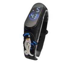 Relógio Infantil Touch Digital Peixe Santos FC - Preto - Smactudo