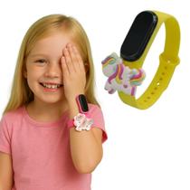 Relógio Infantil Unicórnio Digital com Data e Hora Menina Feminino Relógio Infantil Unicórnio Digital com Data e Hora Menina Feminino