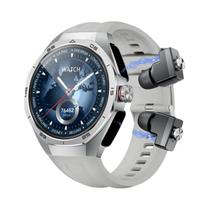 Relógio Inteligente 2 Em 1 Com Fones De Ouvido Monitor De Frequência Cardíaca E Oxigênio No Sangue