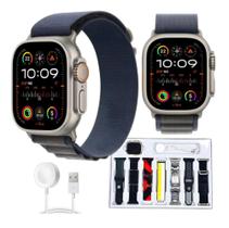 Relógio inteligente 2025 Watch Ultra 7 Pulseiras Bluetooth para android e iOs modo esporte 49mm Relógio inteligente 2025 Watch Ultra 7 Pulseiras Bluetooth para android e iOs modo esporte 49mm
