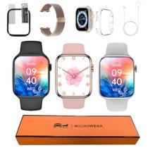 Relogio Inteligente 41mm Serie 9 Android iOS Faz Ligaçoes Smartwatch W59 Pro Microwear C/Nf