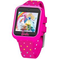 Relógio inteligente Accutime Kids Mattel Barbie rosa para crianças 40mm