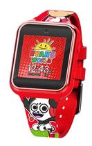 Relógio inteligente Accutime Kids Ryan's World Red para meninos e meninas