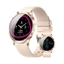 Relógio Inteligente AMOLED Feminino LIGE 2025 IP68 À Prova D'Água Monitor De Frequência Cardíaca