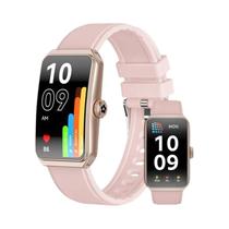 Relógio Inteligente Bluetooth Feminino Com Assistente De Voz AI, Monitor De Fitness, Tela Curva 3D