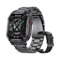 Relógio Inteligente Bluetooth Masculino De 1,96 Polegadas À Prova d'Água Com Monitor De Oxigênio No
