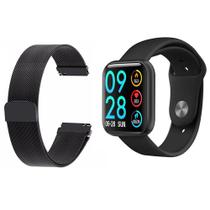 Relógio Inteligente Bluetooth Smart Watch P80 Android E Ios Preto