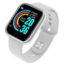 Relogio Inteligente Bluetooth Smartwatch Esportivo D20 Android iOS Troca Pulseira Coloca Foto NFE
