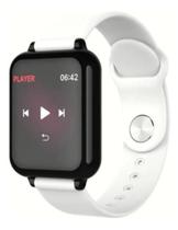 Relógio Inteligente Branco Smart B57 Pró - Whatsapp e Redes Sociais