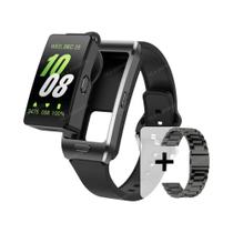 Relógio Inteligente De Moda Unissex Com Fones De Ouvido E Reprodutor De Música Bluetooth TWS Para