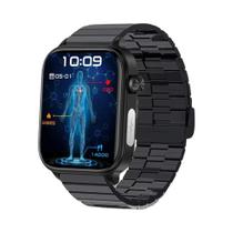 Relógio Inteligente De Monitoramento ECG Com Tela AMOLED HD, Pulseira De Saúde Para Android E iOS