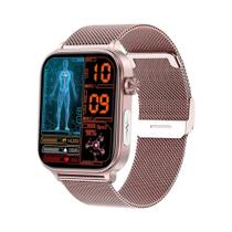Relógio Inteligente De Monitoramento ECG Com Tela AMOLED HD, Pulseira De Saúde Para Android E iOS