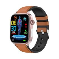 Relógio Inteligente De Monitoramento ECG Com Tela AMOLED HD, Pulseira De Saúde Para Android E iOS