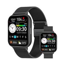 Relógio Inteligente Feminino À Prova D'Água Com Tela Sensível Ao Toque, Monitor De Frequência