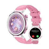 Relógio Inteligente Feminino Bluetooth Monitor De Frequência Cardíaca Rastreamento Esportivo Moda