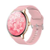 Relógio Inteligente Feminino Com Tela Sensível Ao Toque Completa, À Prova D'Água, Monitor De Saúde - Ola Esporte