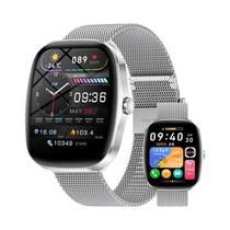 Relógio Inteligente Feminino Com Tela Touch HD De 1,53 Polegadas, À Prova d'Água, Monitor De