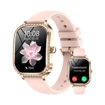 Relógio Inteligente Feminino De Moda Com Diamante LIGE, Chamada Bluetooth, À Prova D'Água, Tela