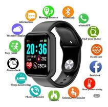 Relógio Inteligente feminino e masculino Esportivo Bluetooth Celular IOS e Android