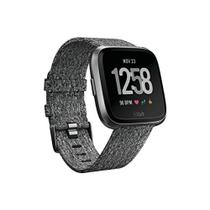 Relógio inteligente Fitbit Versa, edição especial, tecido a carvão