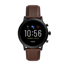 Relógio inteligente Fossil Gen 5 Carlyle FTW4026 44mm preto/marrom