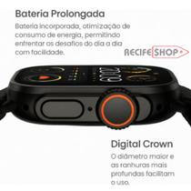 Relogio Inteligente HW Mini 2 Modelo Novo 41mm 7 Pulseiras Coloridas Compatível Todos os Dispositivos