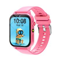 Relógio Inteligente Infantil Com Tela Touch HD, Câmera, 18 Jogos, Monitor De Sono, Despertador,