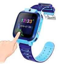 Relógio Inteligente Infantil Criança Rastreador Localizador C/câmera Anti-lost Sos Smartwatch AZUL