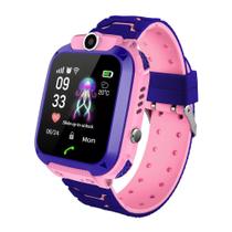 Relógio Inteligente Infantil Criança Rastreador Localizador C/câmera Anti-lost Sos Smartwatch -ROSA